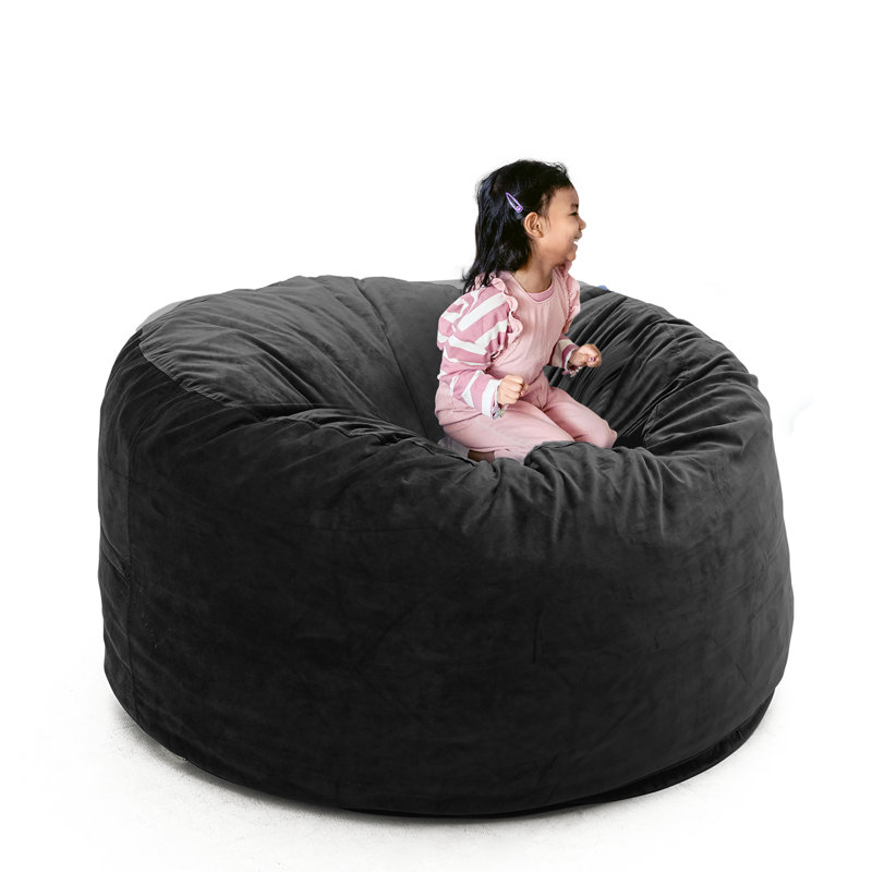 The Twillery Co.® Large Classic Bean Bag Chair & Lounger & Reviews Wayfair